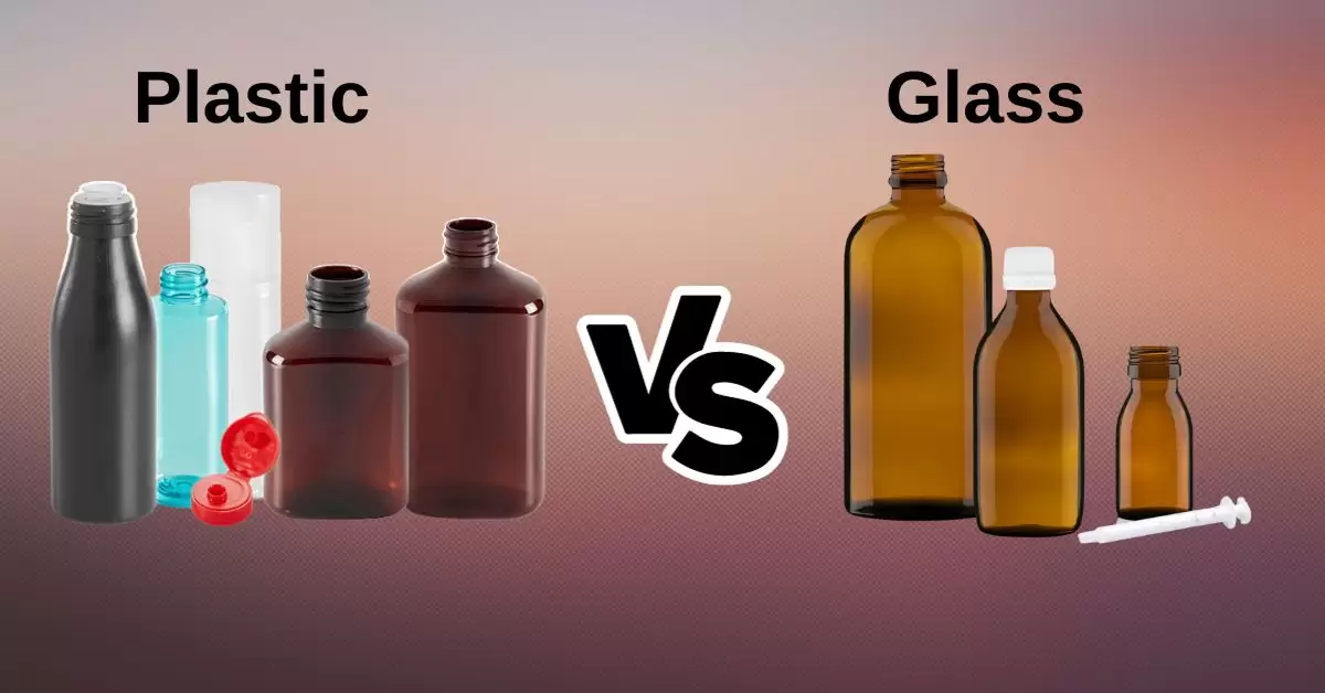 Plastic vs Glass Pharma bottles