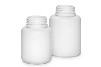 Plastic jars with press lids and seals